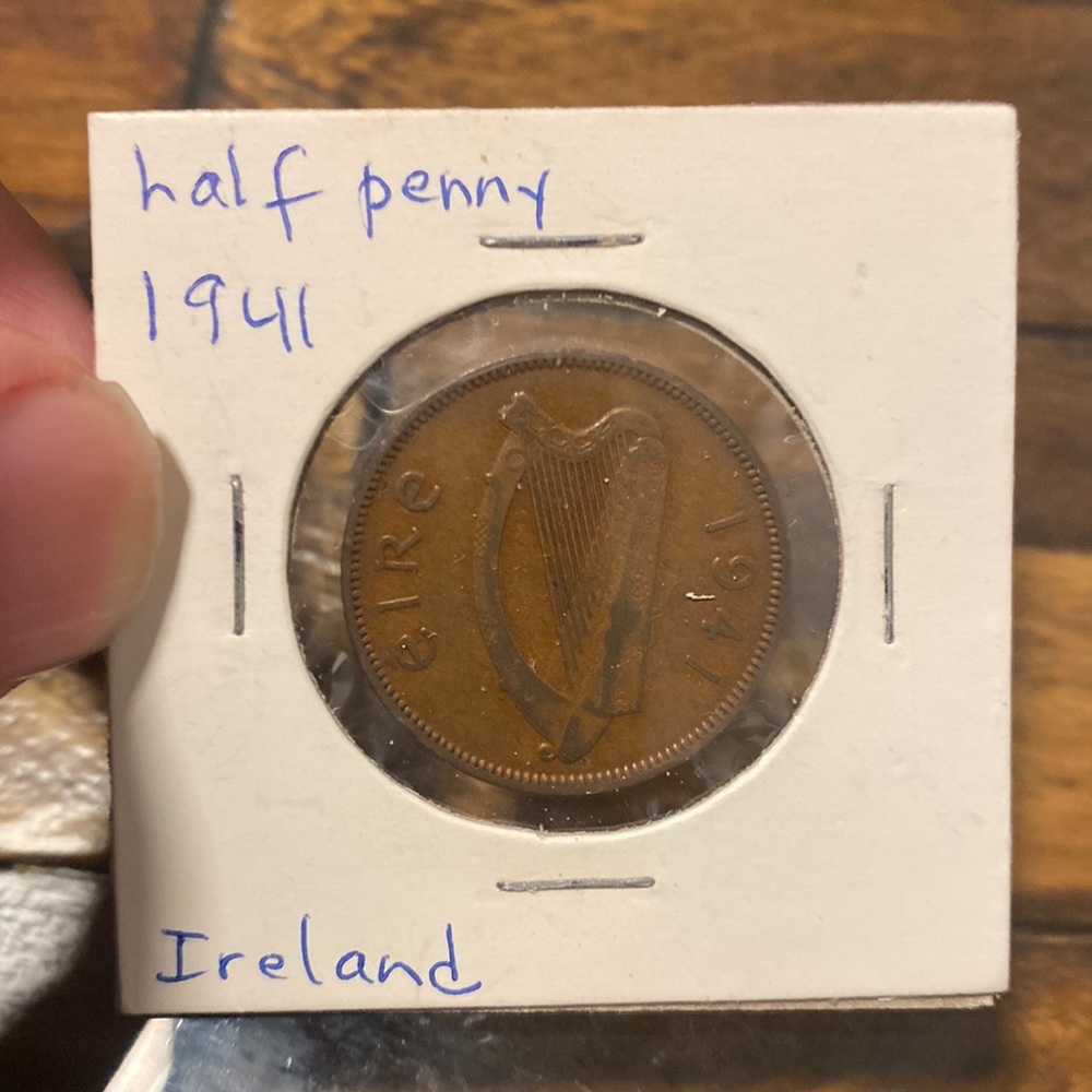 1 coin Half Penny 1941 Ireland